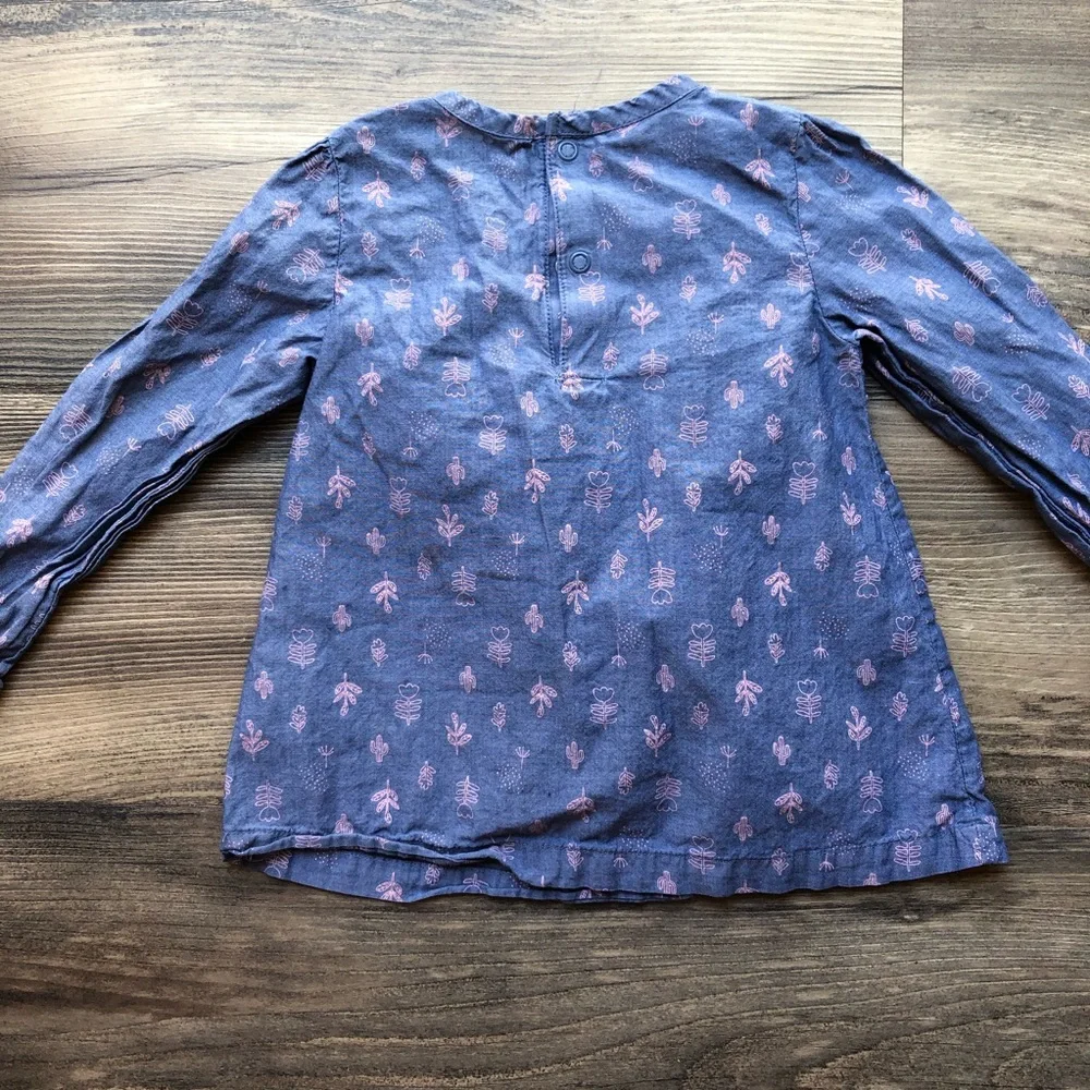 Just One You Carter's 2pc Chambray Cactus 2T - Picture 5 of 7